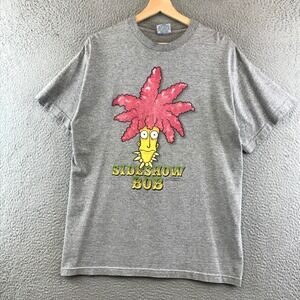 Vintage Simpsons Sideshow Bob T Shirt Gray Stanley Desantis Mens Large